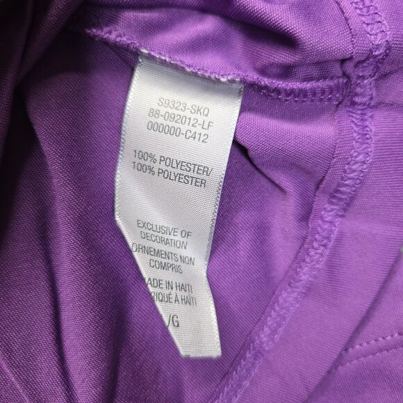 C9 by Champion Shirt Womens Large Purple Long Sleeve Semi Fitted Performance - Picture 7 of 8